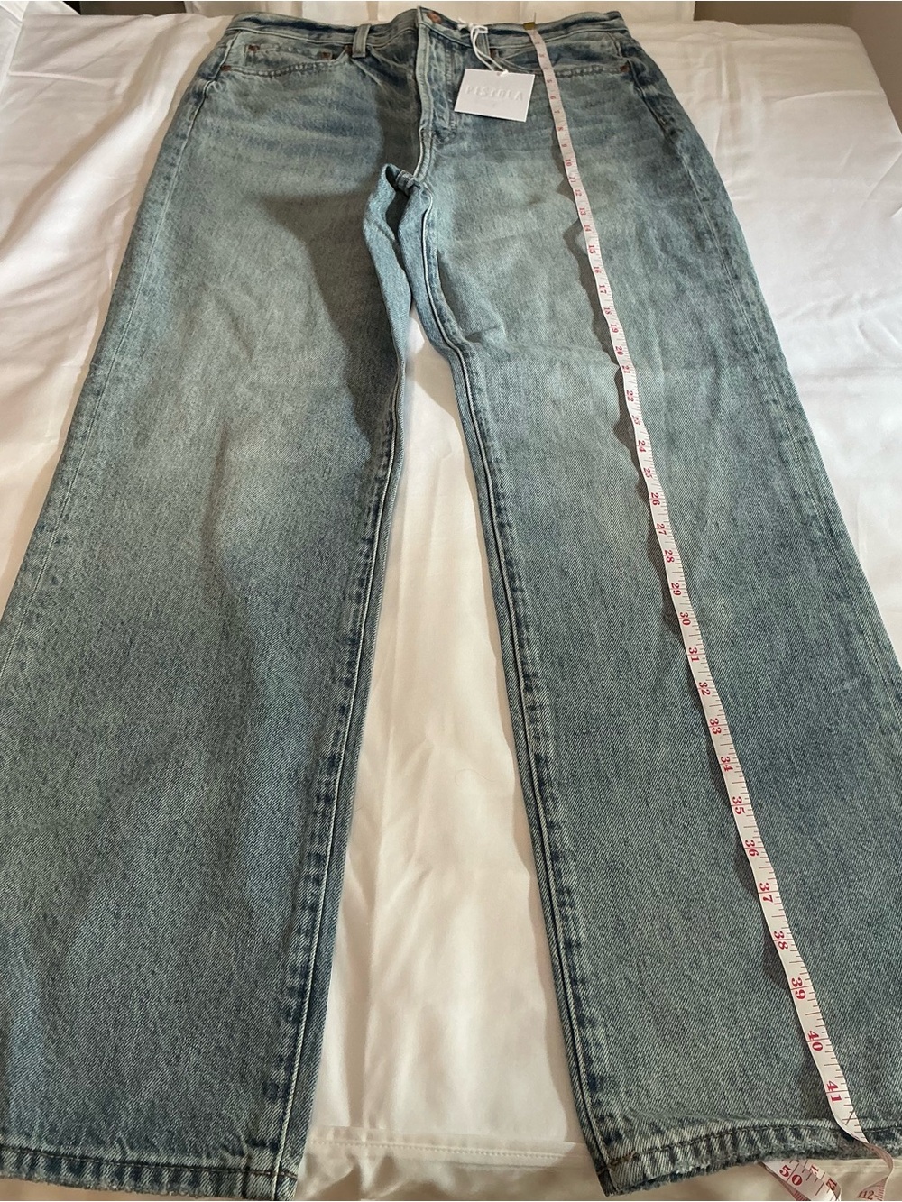 Pistola Cassie Bramble Wash High Rise Wide Leg Jeans Size 30 NWT